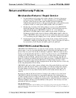 Preview for 10 page of Crestron TPS-CBL-S Install Manual