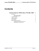 Preview for 3 page of Crestron TPS-CBL-T Install Manual