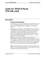 Предварительный просмотр 5 страницы Crestron TPS-CBL Install Manual