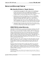 Preview for 10 page of Crestron TPS-CBL Install Manual