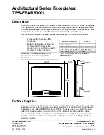 Предварительный просмотр 1 страницы Crestron TPS-FPAR6000L Datasheet