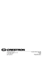 Предварительный просмотр 66 страницы Crestron TPS-G-TPI Operation Manual