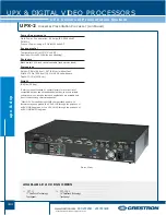 Предварительный просмотр 6 страницы Crestron TPS-GA-TPI Specifications