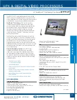 Preview for 7 page of Crestron TPS-GA-TPI Specifications