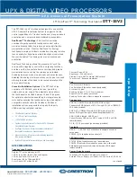 Preview for 9 page of Crestron TPS-GA-TPI Specifications