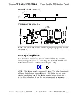 Предварительный просмотр 9 страницы Crestron TPS-VIDL-1 Operations & Installation Manual