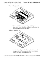 Предварительный просмотр 12 страницы Crestron TPS-VIDL-1 Operations & Installation Manual