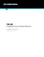 Crestron TSR-302 Supplemental Manual preview