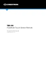 Crestron TSR-310 Supplemental Manual preview