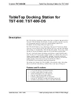 Preview for 5 page of Crestron TST-600-DS Installation Manual