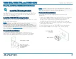 Preview for 2 page of Crestron TSW-1070 Quick Start Manual