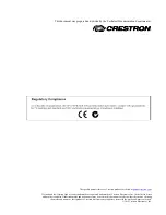 Preview for 2 page of Crestron UFO-WPR-3ER-DS Operation Manual