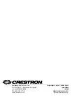 Preview for 8 page of Crestron UPX-2 Installation Manual