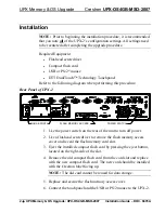 Preview for 4 page of Crestron UPX-OS4GB-MSO-2007 Installation Manual