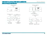 Preview for 3 page of Crestron USB-EXT-2-LOCAL Quick Start Manual