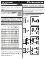 Crestron VECTOR CD896 Installation Manual preview