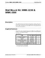 Preview for 3 page of Crestron WMK-3200 Installation Manual