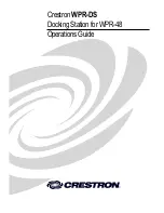 Preview for 1 page of Crestron WPR-DS Operation Manual