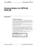 Preview for 5 page of Crestron WPR-DS Operation Manual