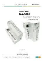 CREVIS NA-9189 User Manual preview