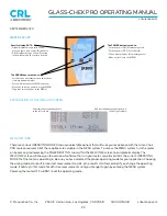 Preview for 3 page of CRH CRL GLASS-CHECK PRO GC3001 Operating Manual