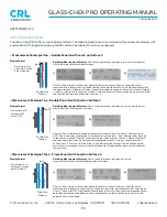 Preview for 9 page of CRH CRL GLASS-CHECK PRO GC3001 Operating Manual