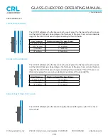 Preview for 18 page of CRH CRL GLASS-CHECK PRO GC3001 Operating Manual