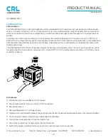 Предварительный просмотр 7 страницы CRH CRL SS96 Product Manual