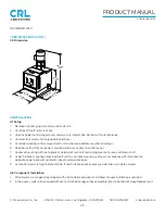 Предварительный просмотр 9 страницы CRH CRL SS96 Product Manual