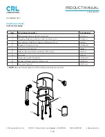 Предварительный просмотр 28 страницы CRH CRL SS96 Product Manual