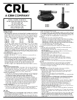 Preview for 5 page of CRH CRL W4950WBP Instructions Manual