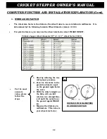 Предварительный просмотр 42 страницы Cricket CST17 Owner'S Manual