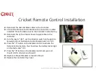 Preview for 9 page of Cricket ESV Installation Instructions And Wiring Diagram