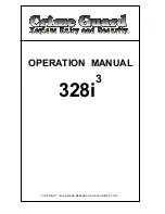 Crime Guard 328i3 Operation Manual preview