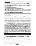 Preview for 6 page of Crime Guard 328i3 Operation Manual