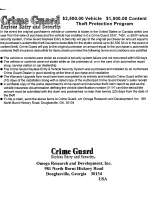 Preview for 83 page of Crime Guard 745i3 Operation Manual