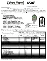 Crime Guard Crime Guard 650i5 Quick Start Manual preview