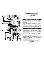 CrimeStopper CS-880 OEM User Manual preview