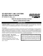 Предварительный просмотр 1 страницы CrimeStopper EZ-45DP/55DP Installation Instructions Manual