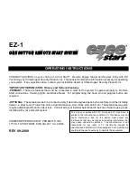 CrimeStopper EZEE Start EZ-1 Operating Instructions Manual preview