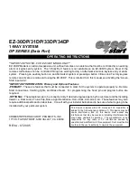 CrimeStopper Ezee Start EZ-30DP Operating Instructions Manual preview
