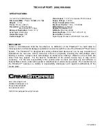 Preview for 4 page of CrimeStopper PlateCam SV-5200.IR Installation Instructions