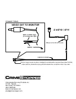 Предварительный просмотр 4 страницы CrimeStopper SecurView SV-6710 Installation Manual