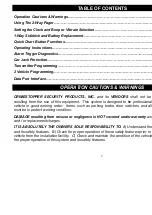 Preview for 2 page of CrimeStopper SP-302 Operating Instructions Manual