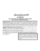 Preview for 1 page of CrimeStopper SuperPage III CS-2006FM Installation & Operating Manual