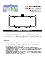 CrimeStopper SV-5400.IR Installation Instructions предпросмотр