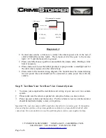 Предварительный просмотр 5 страницы CrimeStopper SV-6600 I/R Installation Manual