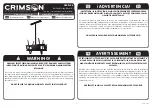 Preview for 1 page of Crimson C63D-36 Instruction Manual