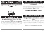 Crimson C63D-60A Instruction Manual предпросмотр