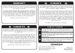 Предварительный просмотр 5 страницы Crimson CAS3W Instruction Manual